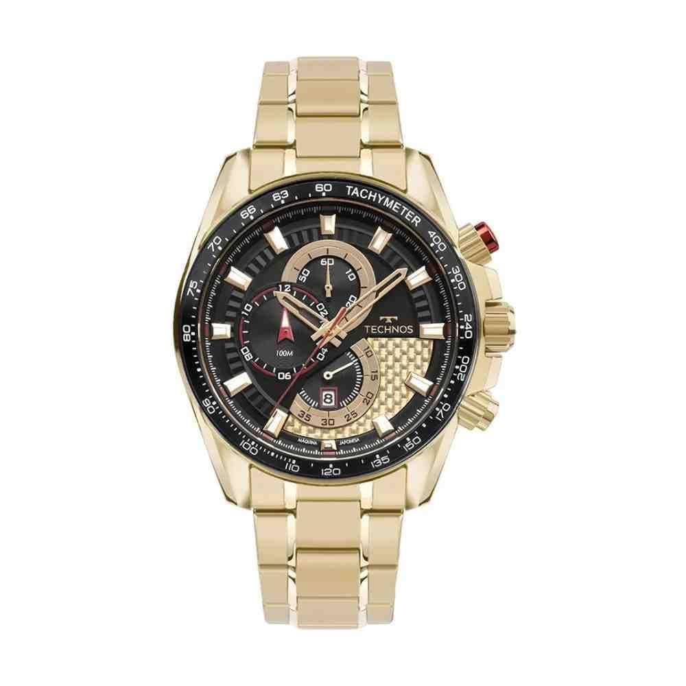 Relógio Technos Ts Carbon Dourado Masculino Os1Abl/T1P