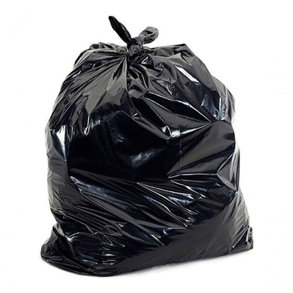 Saco P- Lixo 200l 83cmx97cm Pr Super Reforçado Pc C- 100 Cor Preto