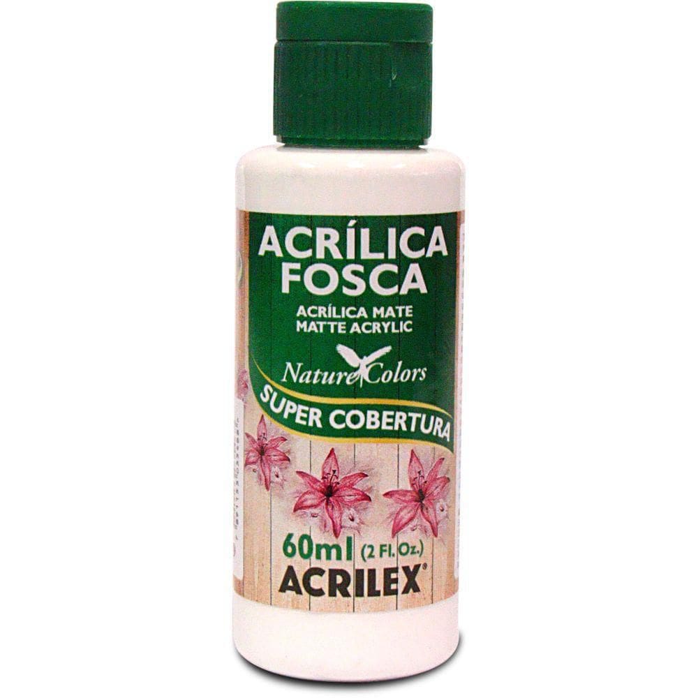 Tinta Acrílica Fosca 03560 60Ml Branco 519 Acrilex