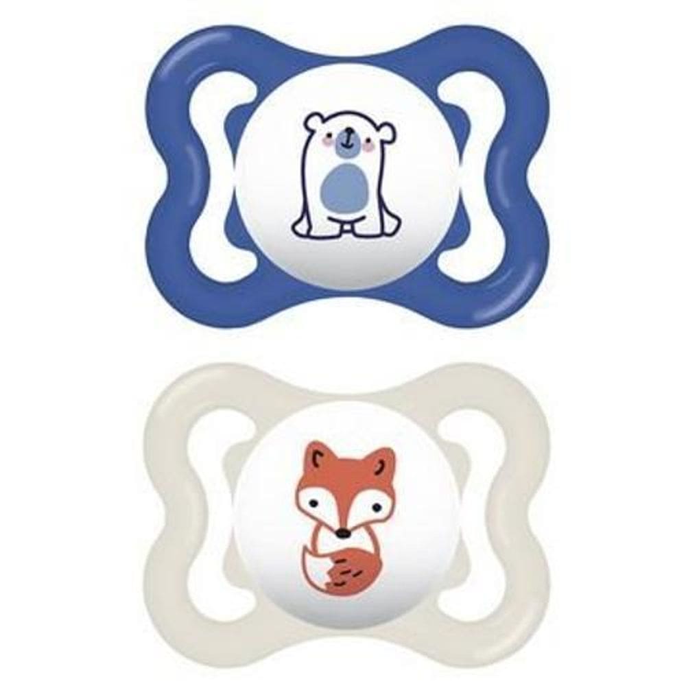 Chupeta Supreme - 0-6 Meses Azul - Embalagem Dupla - Mam
