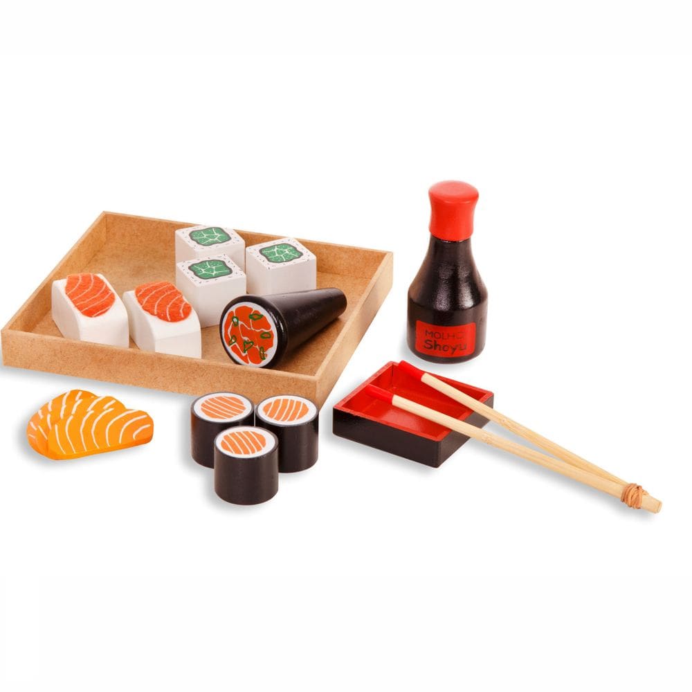 Kit Comidinha NewArt - 3 Urumaki, 3 Hosomaki, 3 Salmão