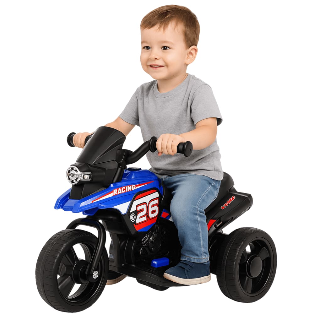 Moto Elétrica Infantil Bang Toys Neon Sprint Azul  6V