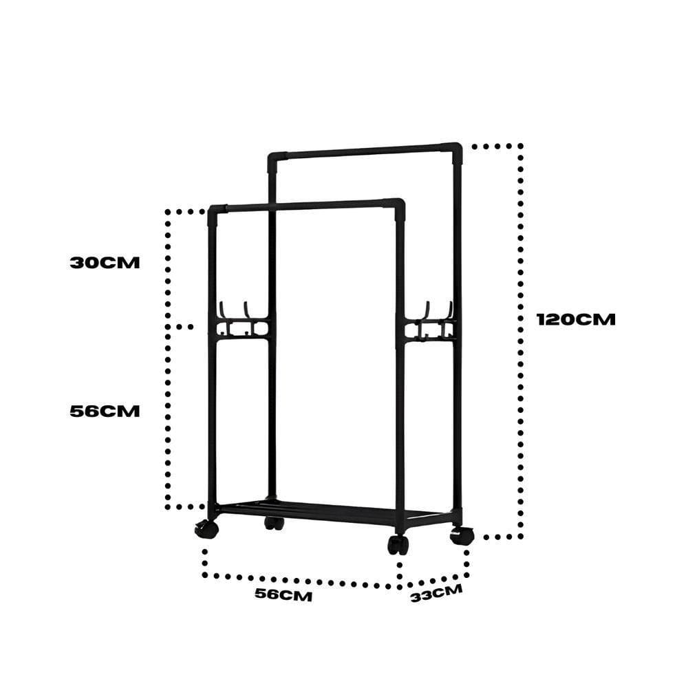 Cabideiro Multiuso Com Lugar Para Sapatos