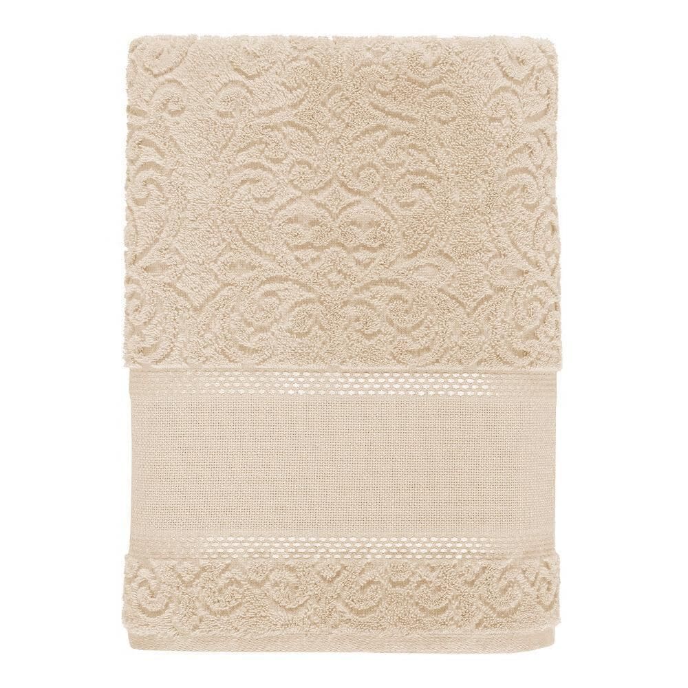 Toalha Lavabo Karsten em Veludo Caqui Melina 30 x 50cm