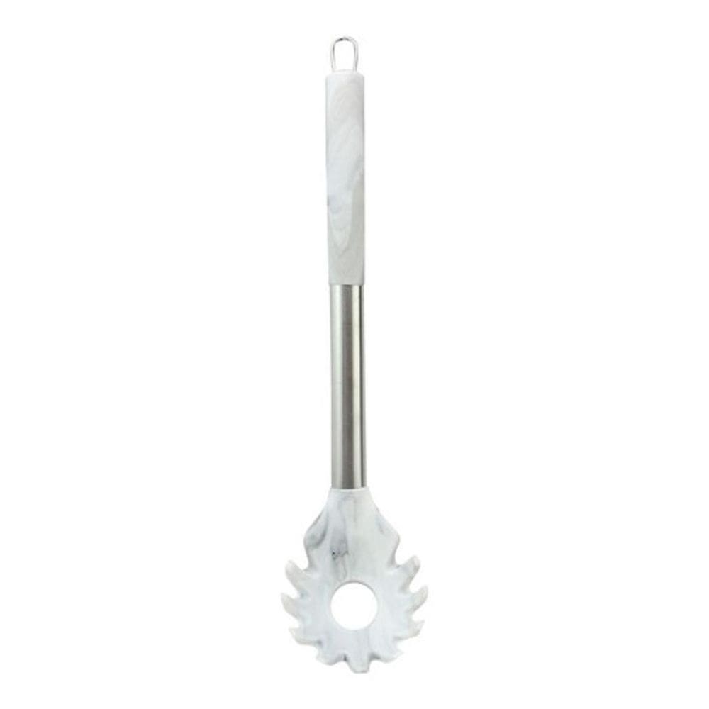 Pegador Mármore e Inox 31cm - Silicone e Nylon