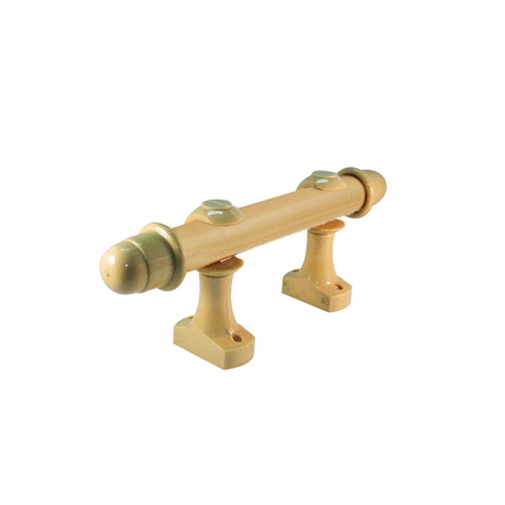 Kit Suporte Cortina para Varão 19mm Marfim Pvc par