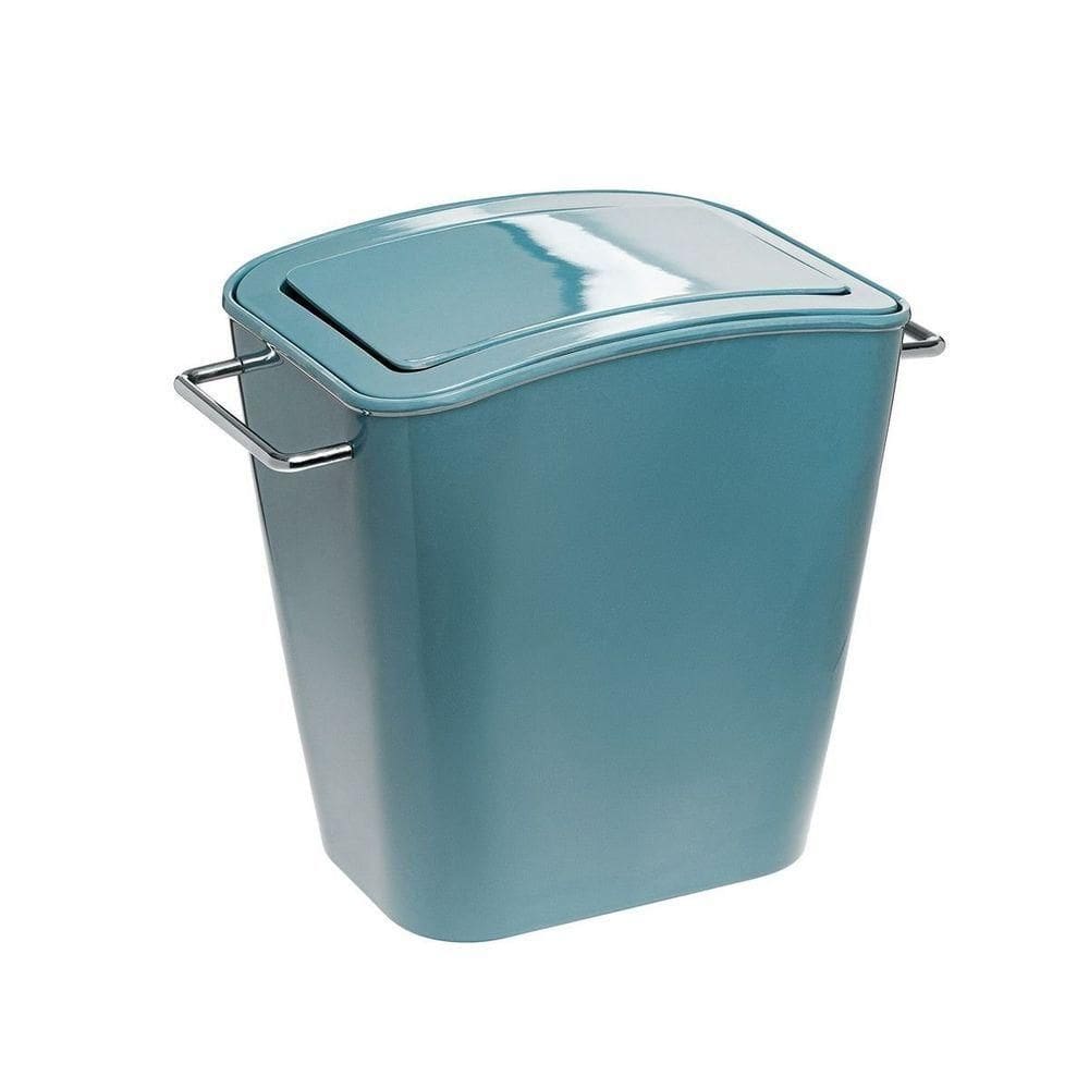 Lixeira 10 Litros Com Alças De Melamina Verde