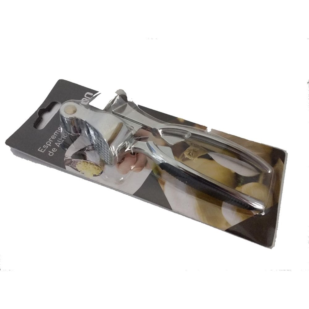 Espremedor De Alho Metal Inox Amassador Quebra Nozes