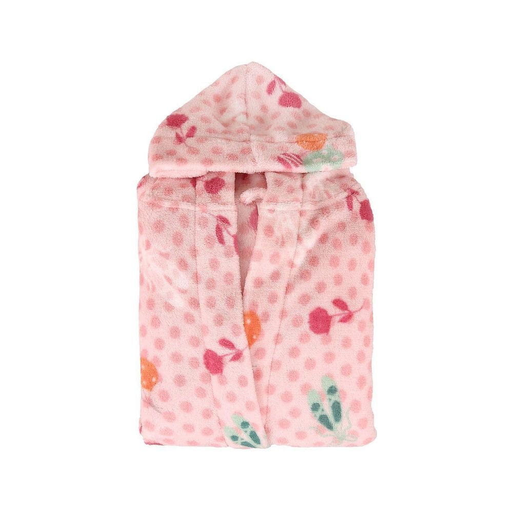 Roupão Infantil Microfibra M/Longa C/Capuz Bailarina 9/12