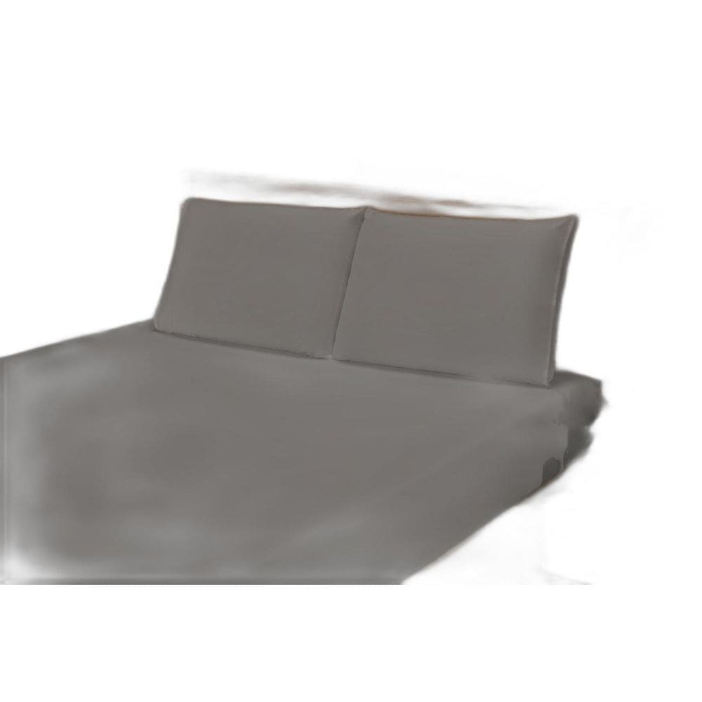 Jogo De Lençol/ Cama 2 Peças Solteiro Microfibra Cinza