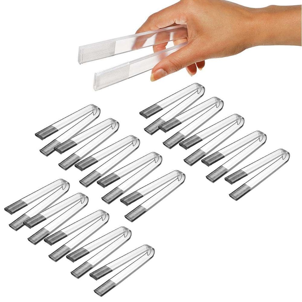 Kit Com 24 Pegador De Acrílico Salada Doces Gelo 14,5Cm