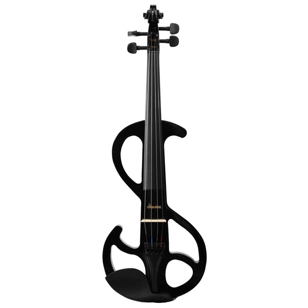 Violino Elétrico Orquezz Outline 4/4 Preto - Madeira Maciça