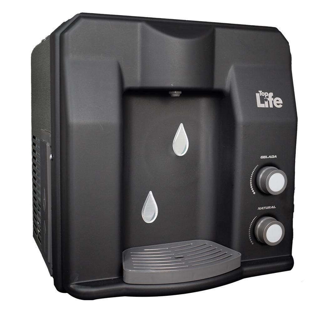 Purificador De Água Gelada Flex He Top Life Ph Alcalino Preto 110V