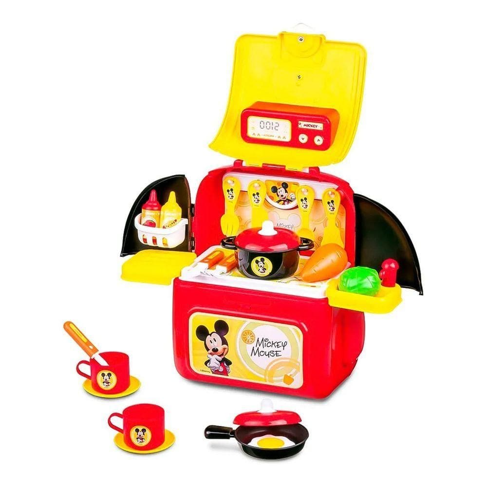 Mochila 2 Em 1 Mickey Cozinha Multikids Br1299