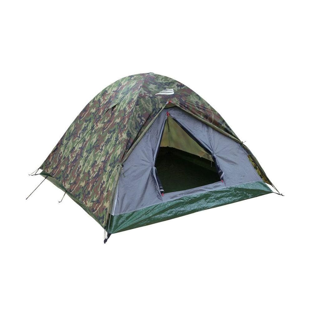 Barraca De Camping Ntk Selvas 3/4 Pessoas Coluna D água De 600mm Camuflada
