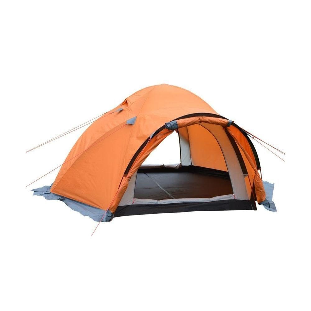 Barraca De Camping Azteq Himalaya 3 Pessoas Coluna D`água De 6000mm Laranja