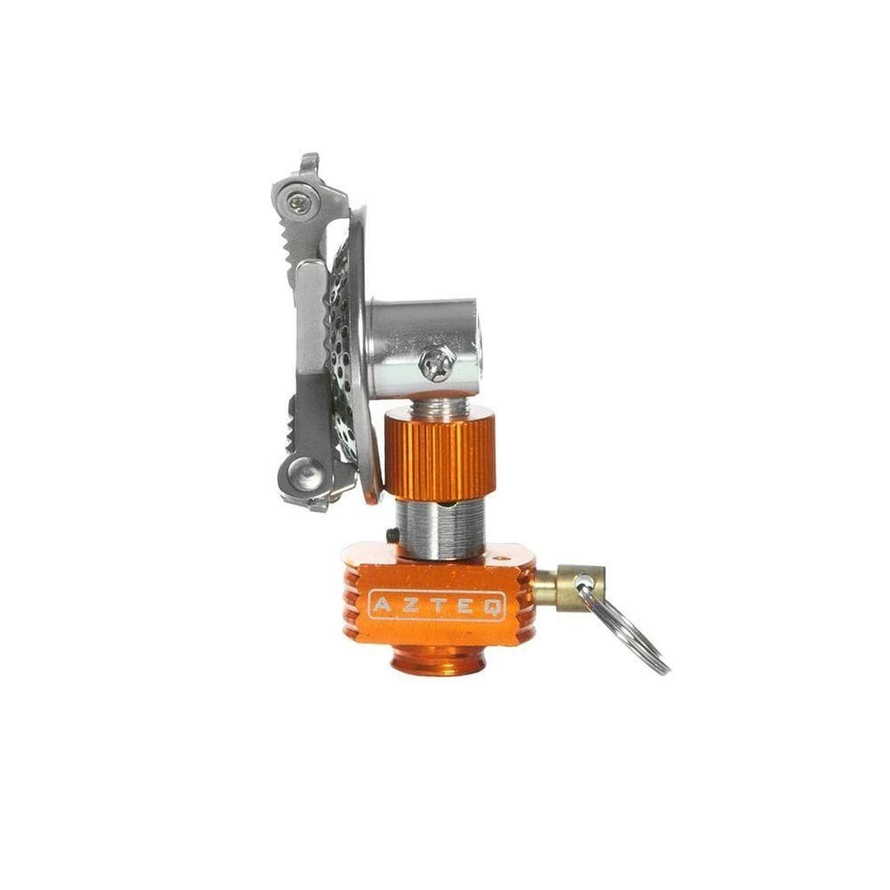 Mini Fogareiro Azteq Spark Com Quimador Reclinável Para Facilitar O Transporte