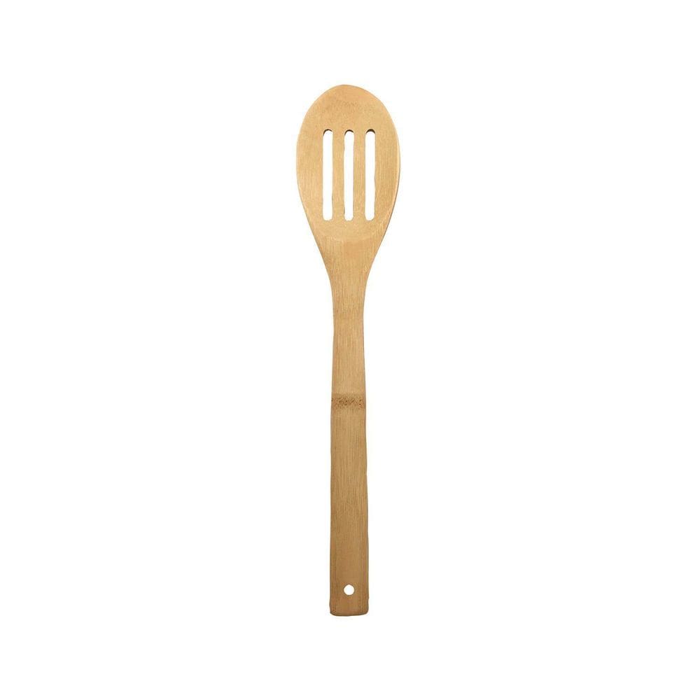 Colher Vazada De Bambu 30Cm - Mozcada