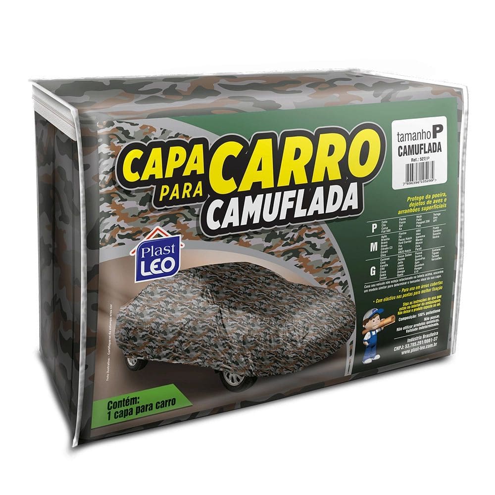 Capa Externa para Carro Plast Leo Camuflada P