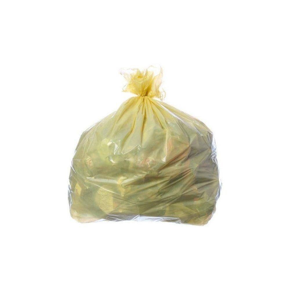Saco Para Lixo Amarelo Higistore Reforçado 30 Lt Com 50 Uni