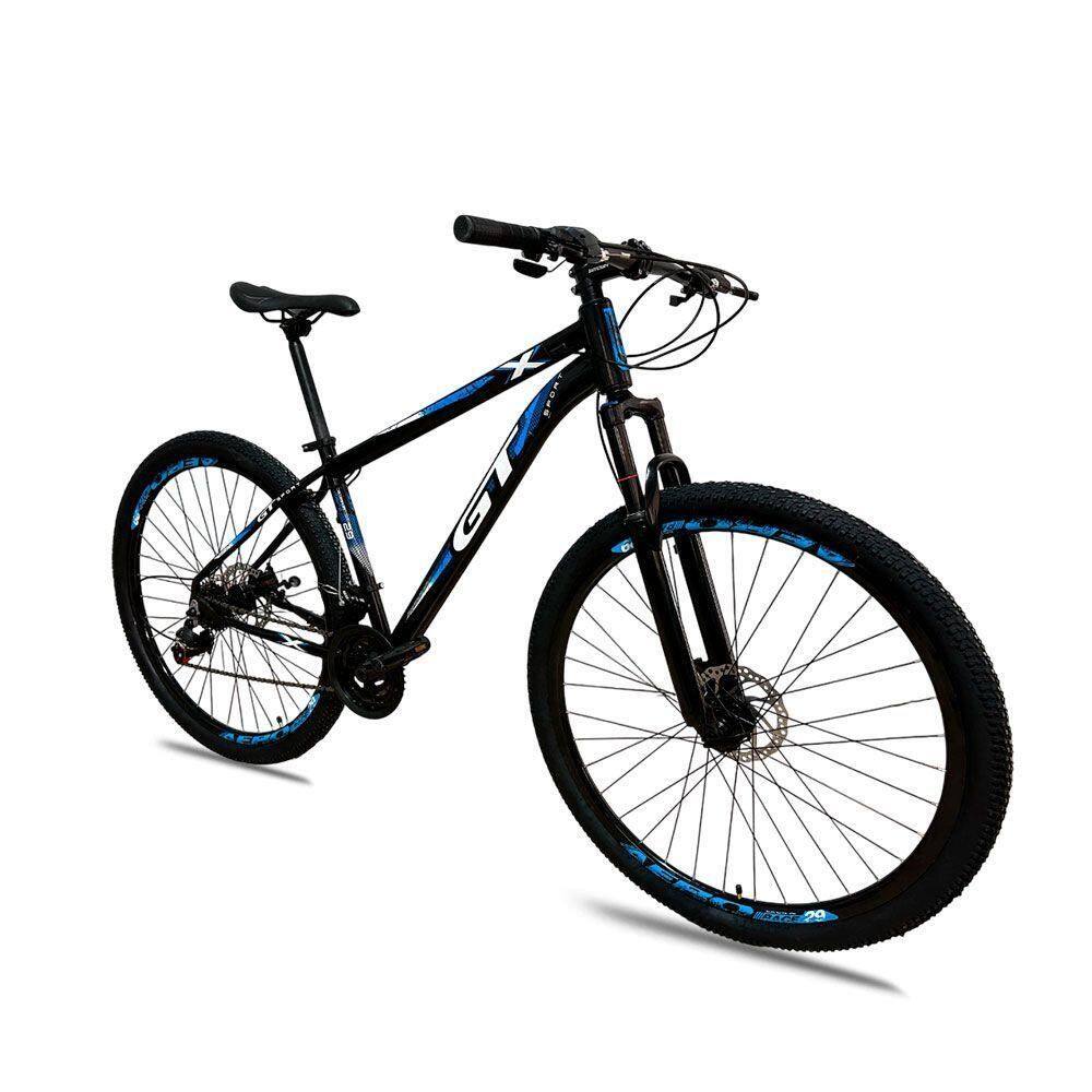 Bicicleta Aro 29 Alumínio K7 24 Marchas Freio A Disco Quadro 15