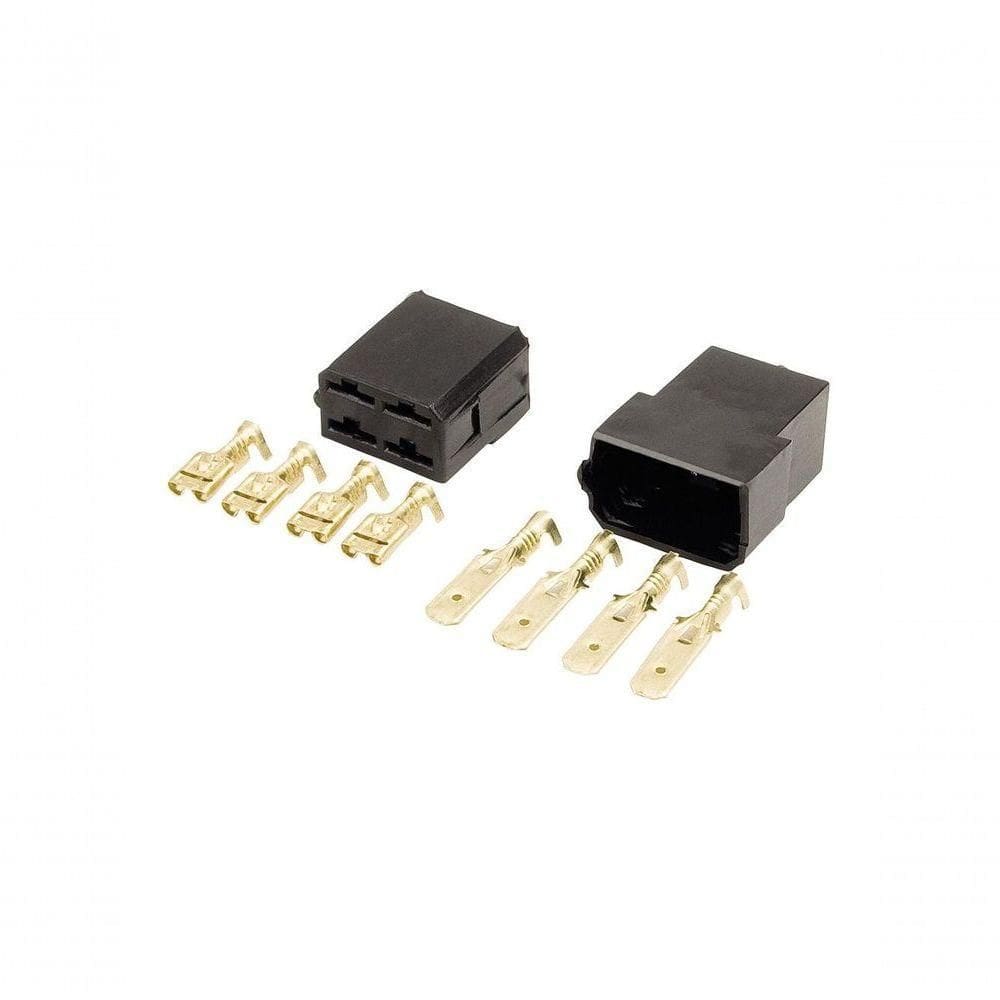 Conector Permak 4 Vias Com Terminais Kit 4 Peças C- 10 Kits)