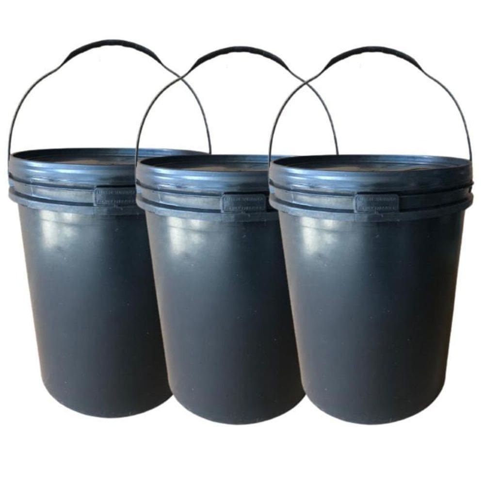 Balde Novo 20 Litros - 3 Pçs
