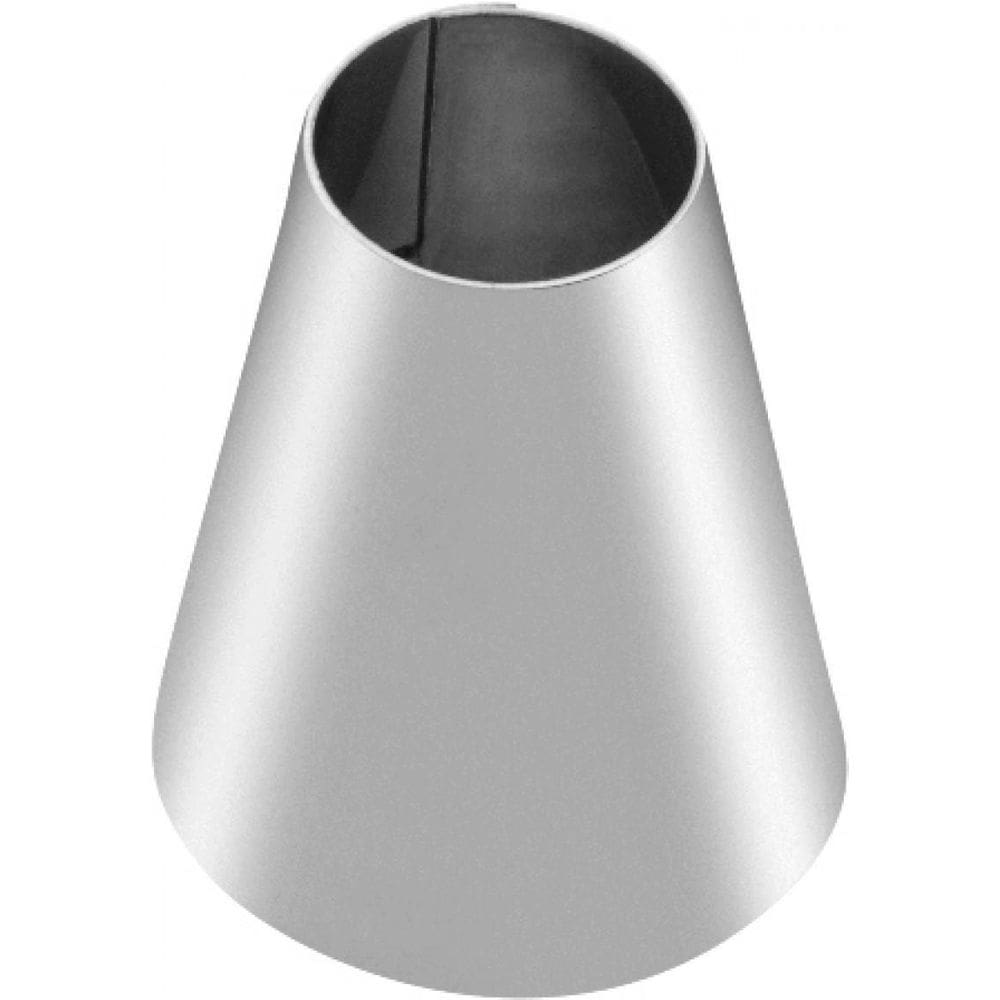 Bico de Confeitar Isamar Perlé Liso - 5 Cinza 3x4x1,5 cm