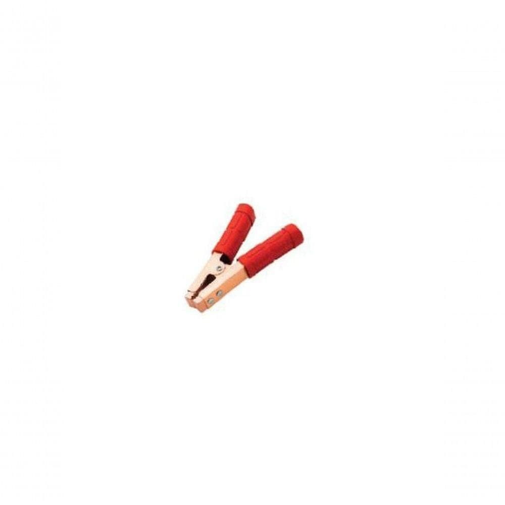 Garra Jacare Bateria Grande 500a 155mm Vermelha