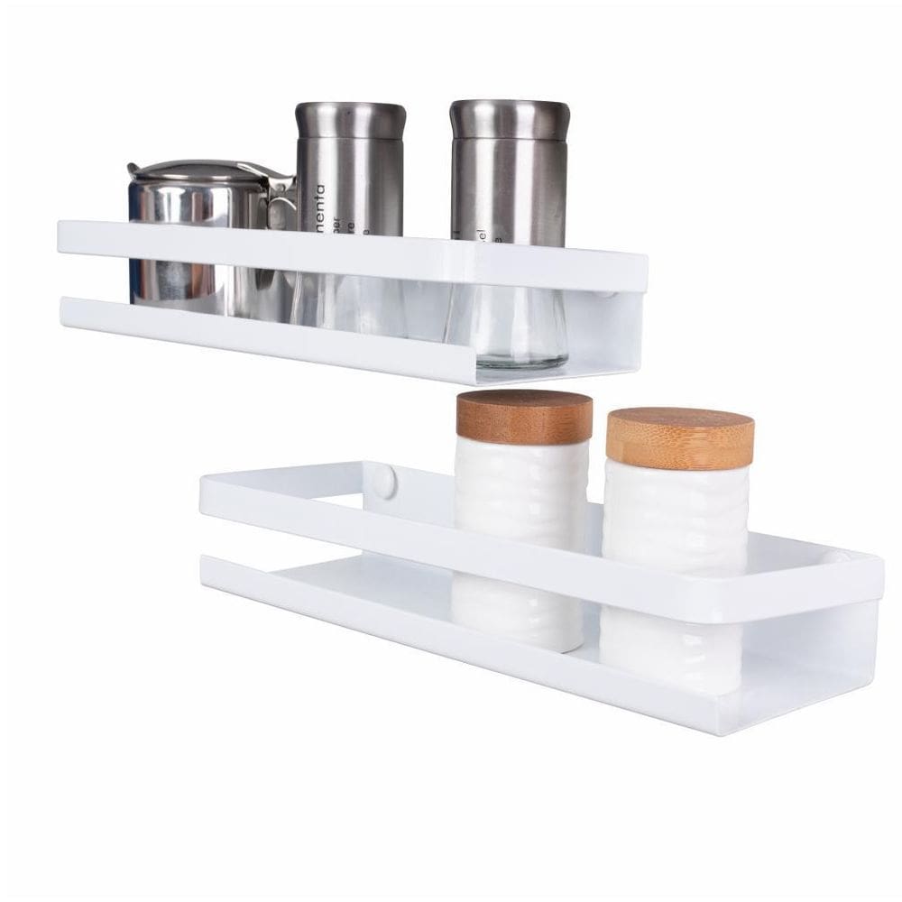 Prateleira Utensílios Cozinha Temperos Branca Brilho 30Cm