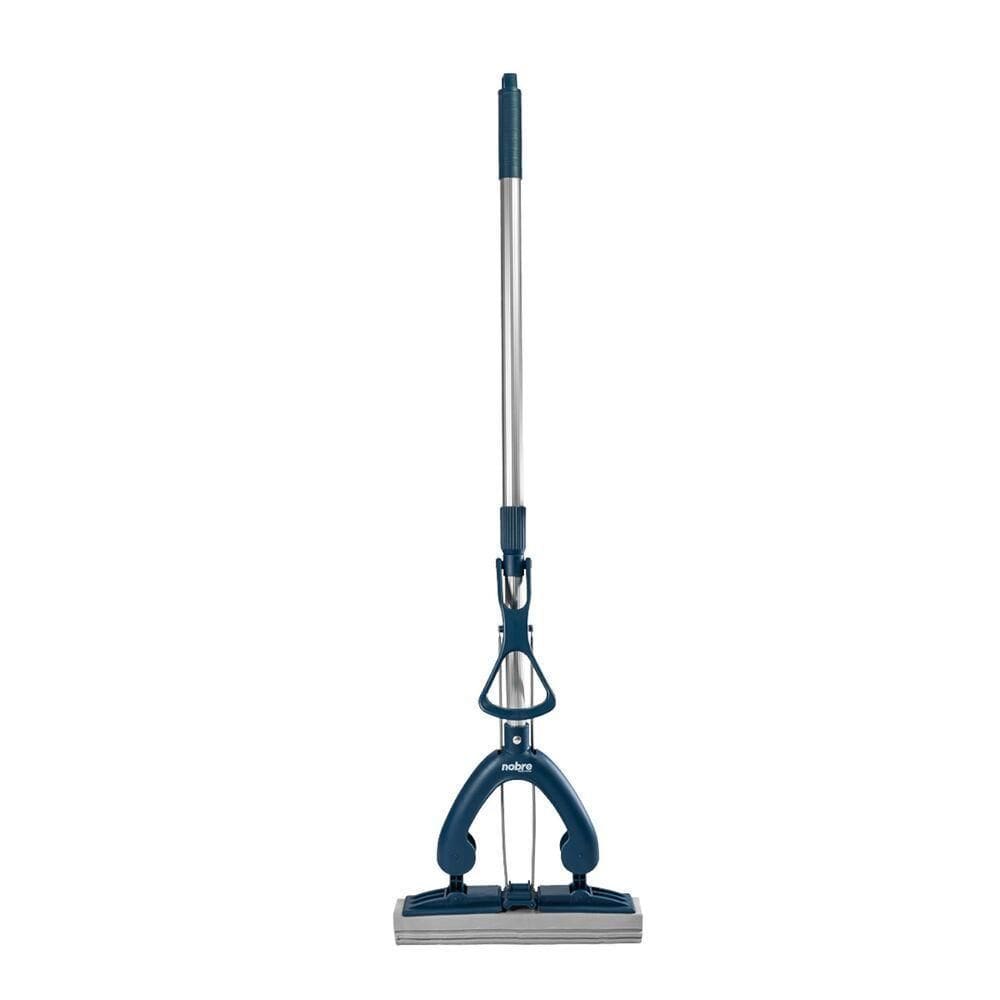 Mop Espremedor Dobrável 27 Cm Com Cabo Alumínio Ajustável Para Limpeza Eficiente