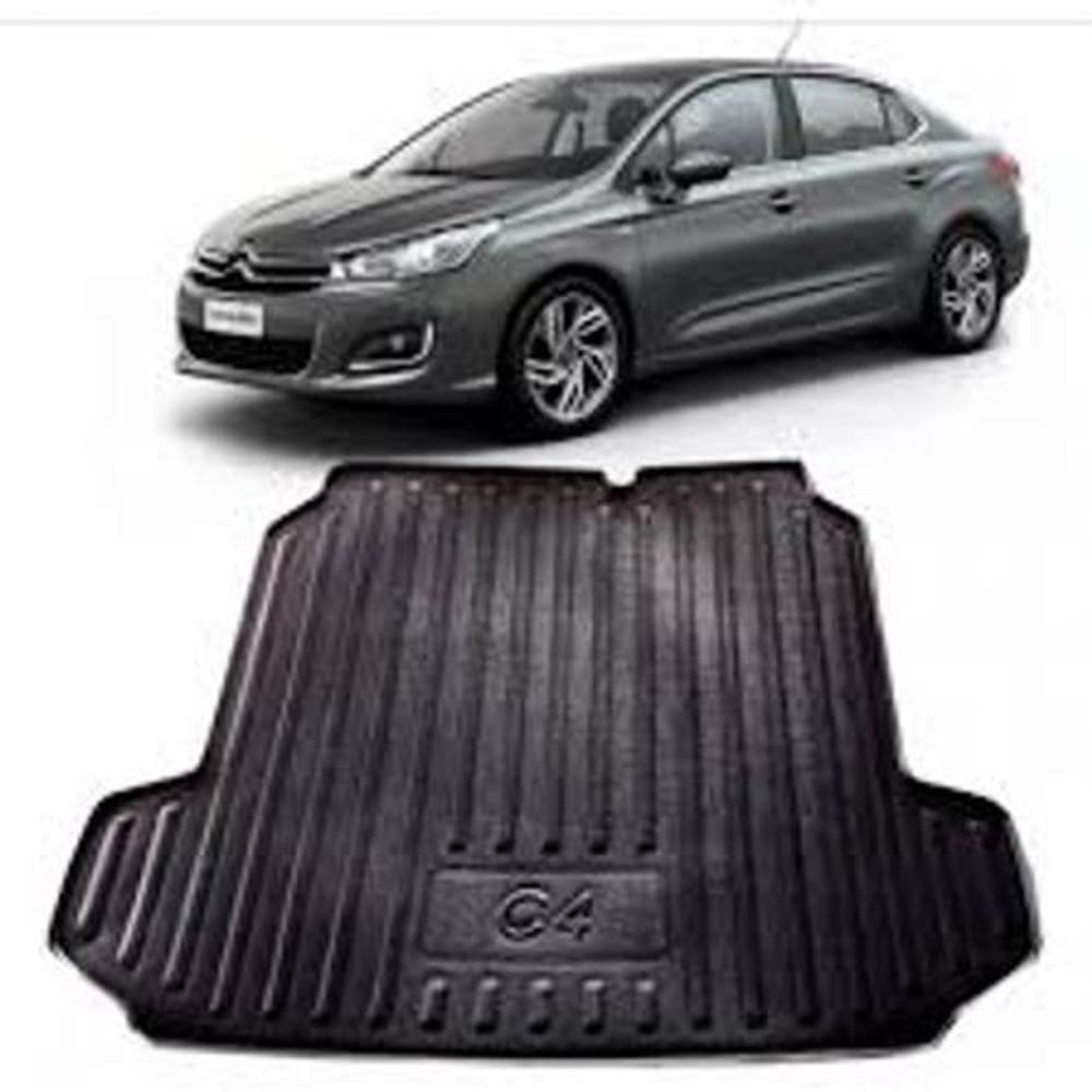 Tapete Bandeja Porta Malas C4 Lounge 2013 A 2020 Pvc Preto
