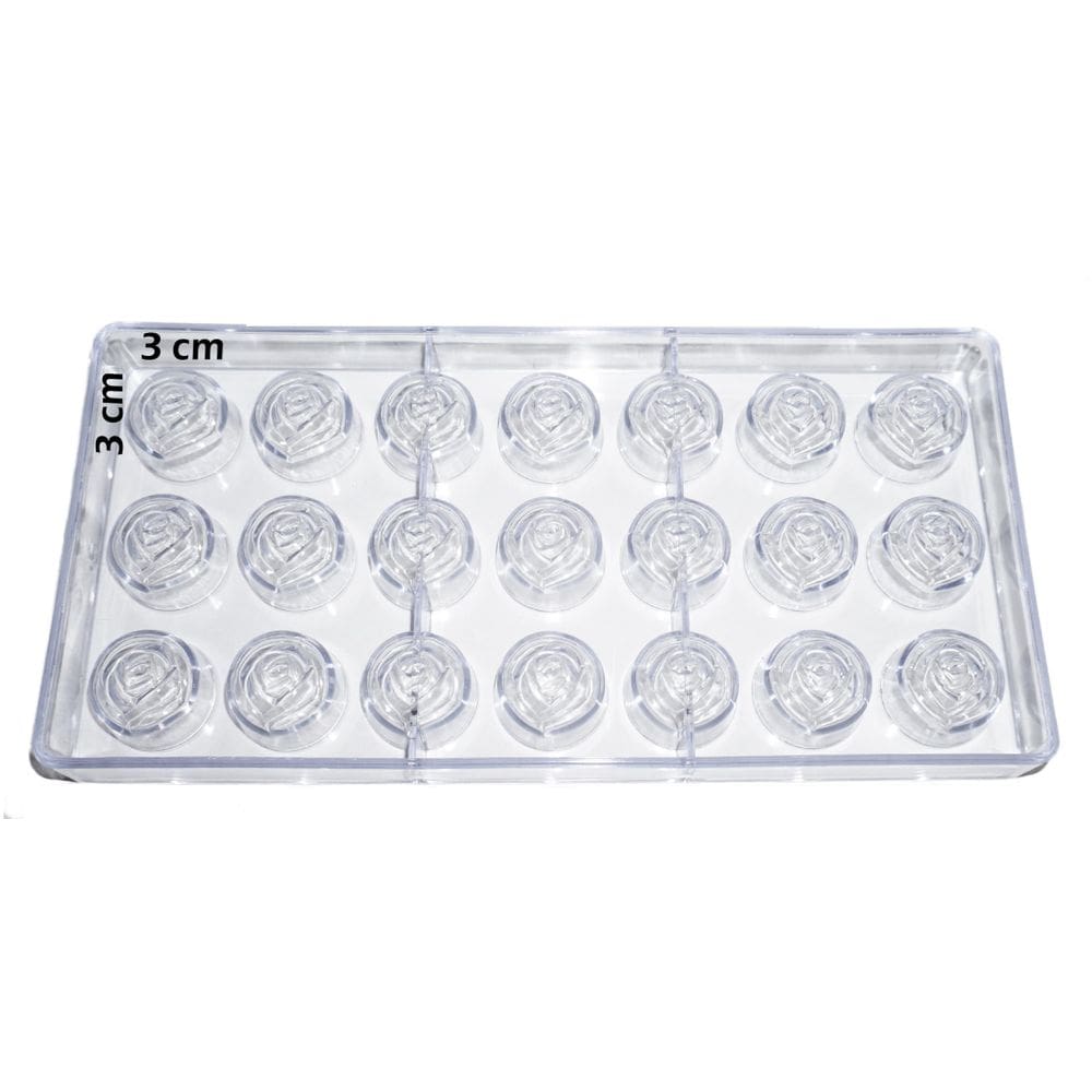 Forma De Chocolate Rosas - Gmezn914