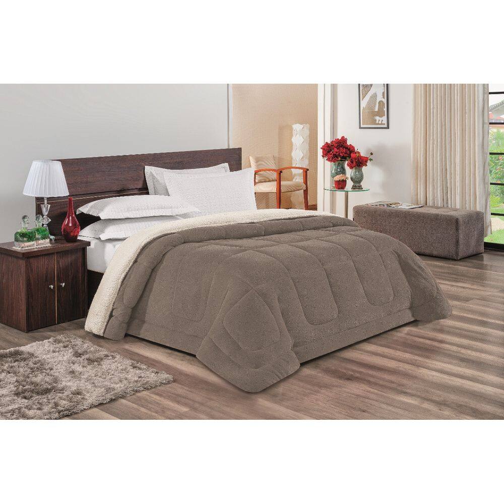 Coberdrom Everest 2,20m x 2,40m Sherpa Lã de Carneiro