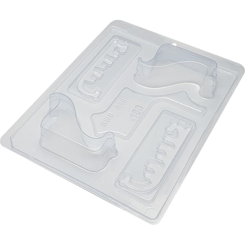 Forma De Silicone Trenó Do Papai Noel Natal Bwb 3 Partes