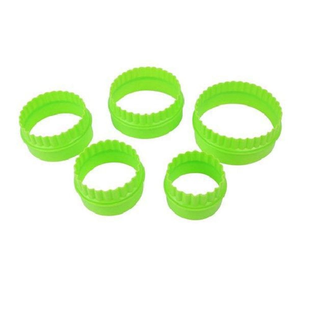 Molde Cortador Redondo Babado Pasta Americana Biscuit - Ydh