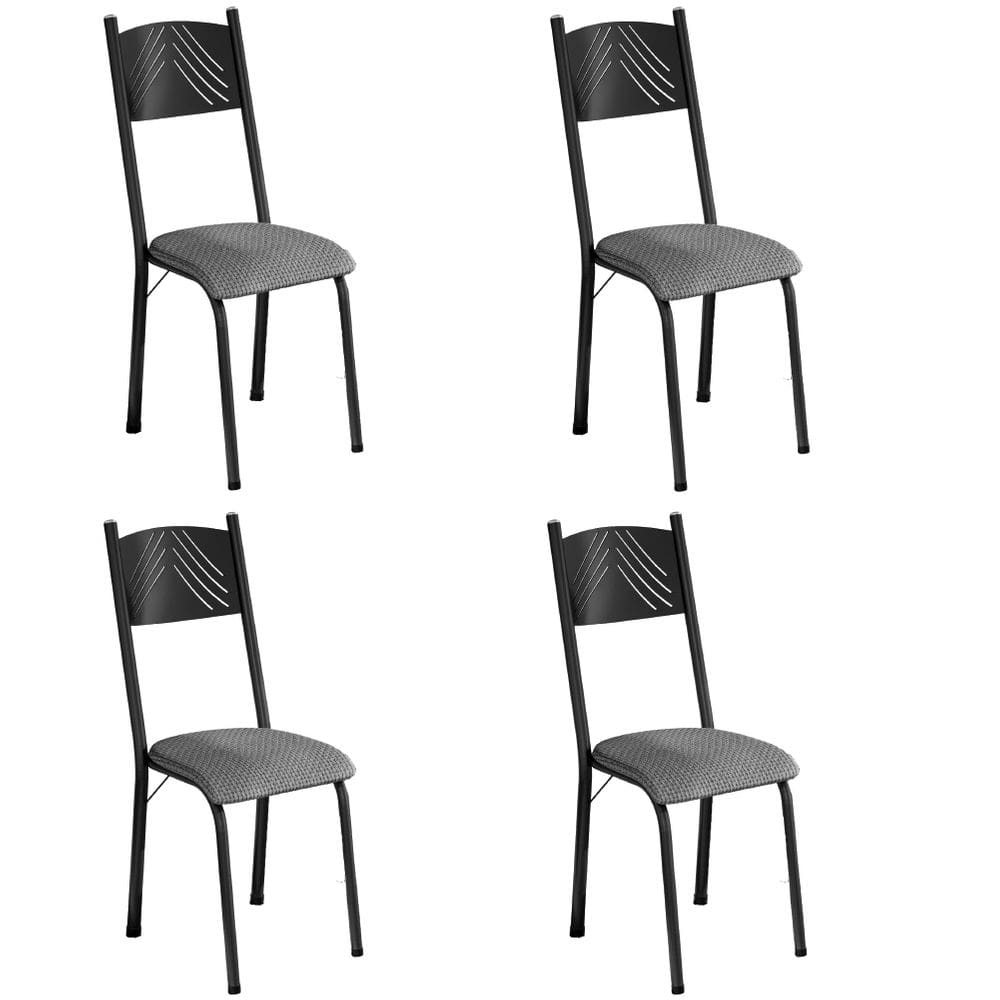 Conjunto Com 4 Cadeiras Liz Artefamol