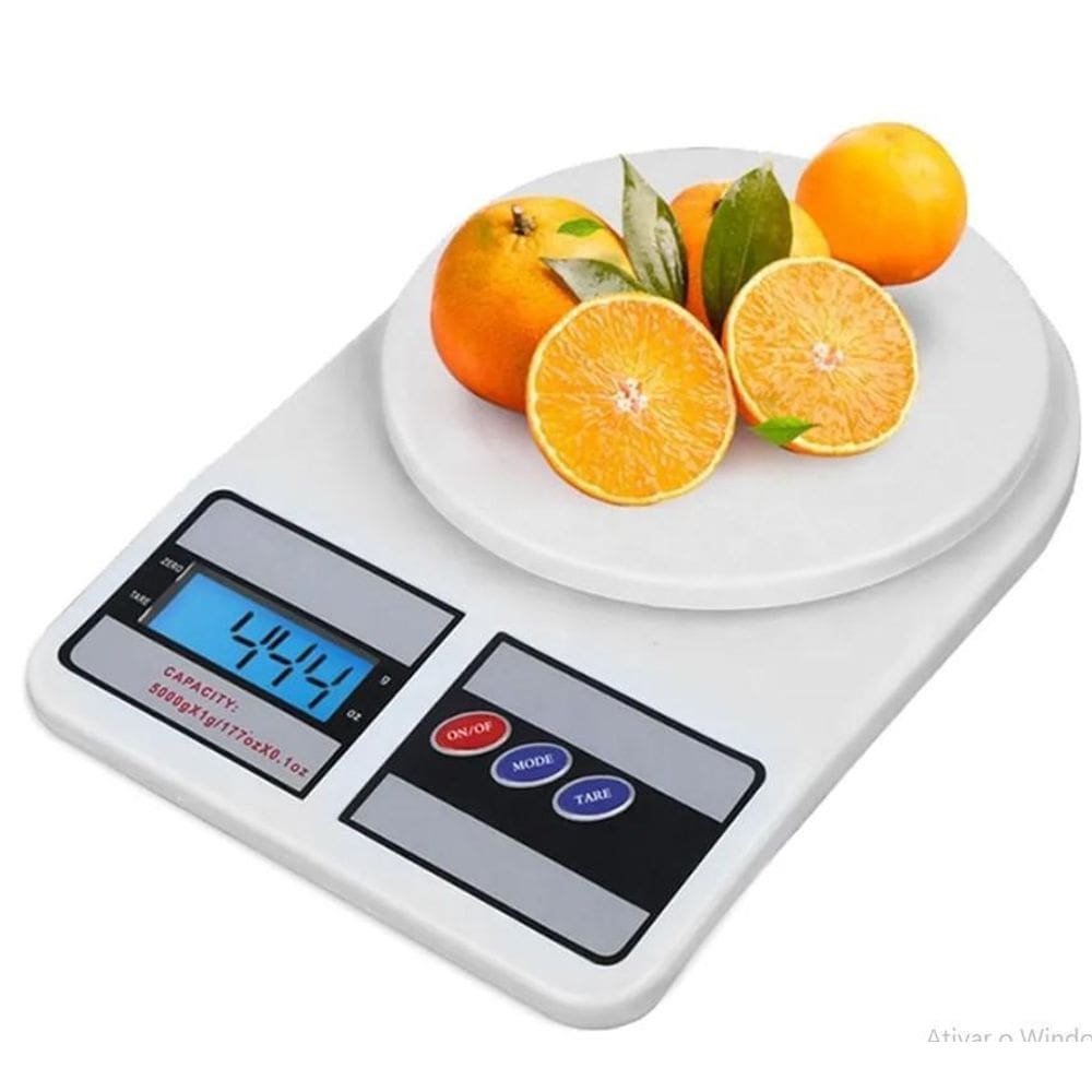 Kit Confeitaria Balança Digital 10 Kg + Espátula + Fuê Bated