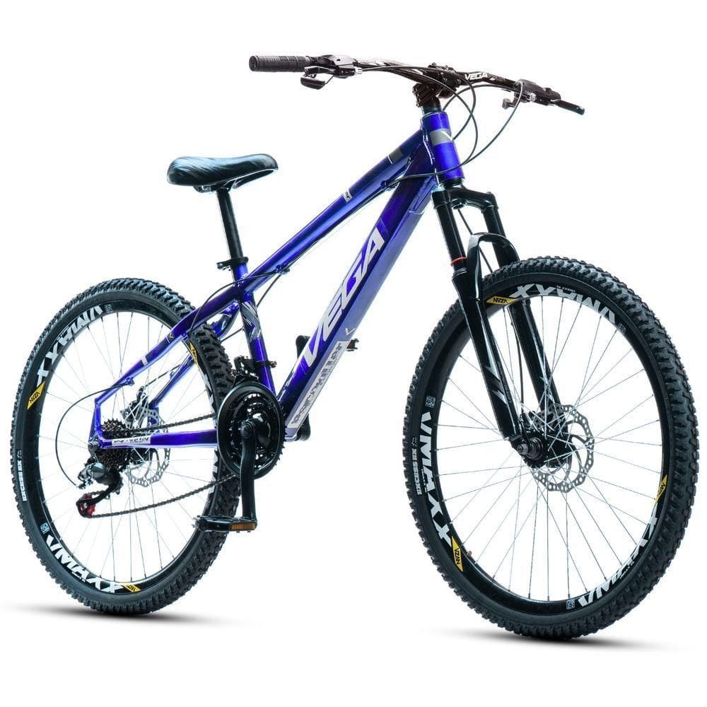 Bicicleta Tipo Vikingx Vega Psico Aro 26 21 Vel Freio Disco Azul