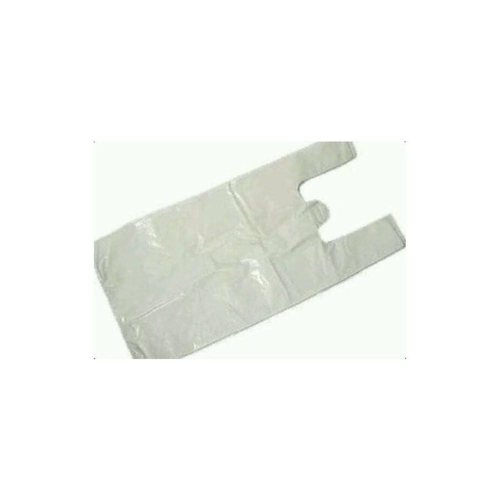 4 Sacola Alça Camiseta Média 38cmx48cm Reciclada 12kg