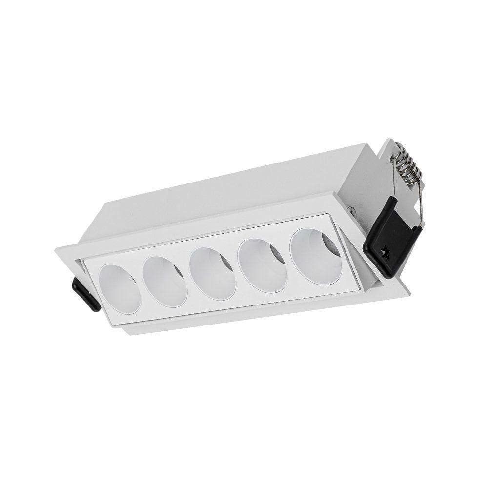 Spot De Embutir Nordecor Downlight Powerus Led Direcionável Alto Irc 90 10w Bivolt Lente Branca 4000k