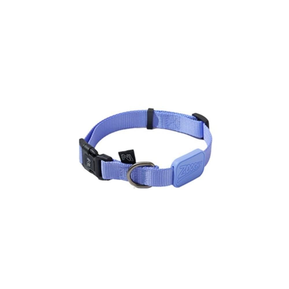 Coleira Ajustável Violeta Para Cães - Tamanho Médio - Conforto E Estilo Em Aventuras Ao Ar Livre Com Seu Pet