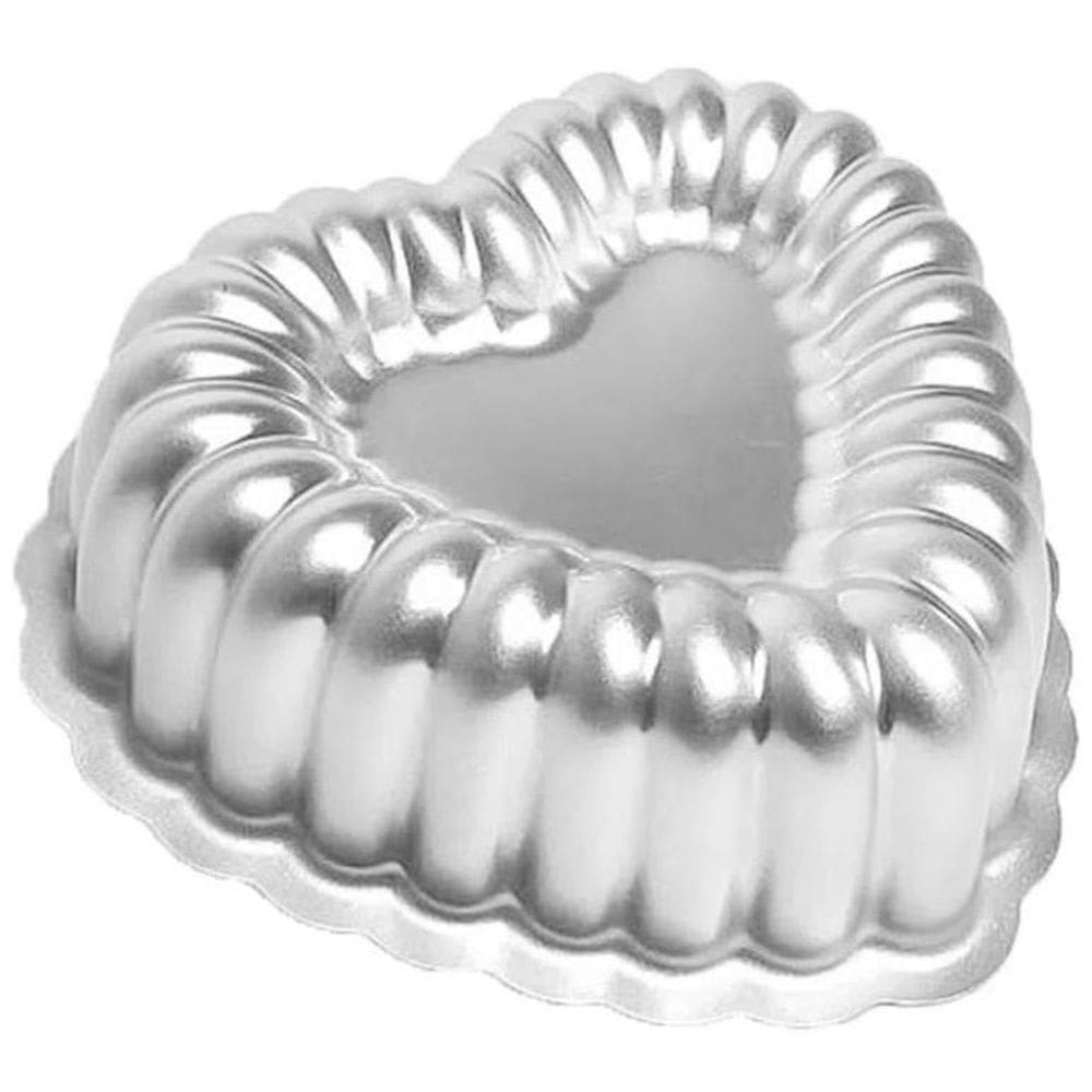 Forma Bolo Coração Gomada Torta Ballerine Piscina 18X6 Cm