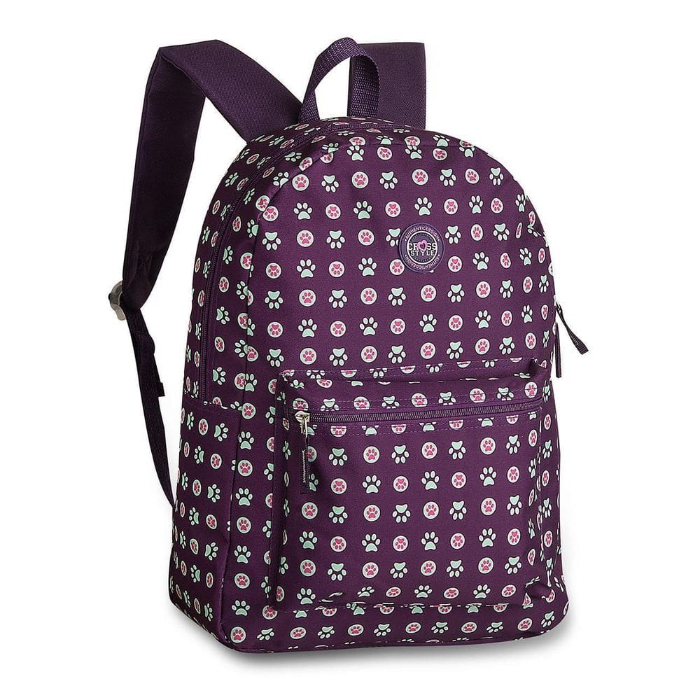 Mochila Clio Cross Costas Estampa Juvenil Casual Pegadas