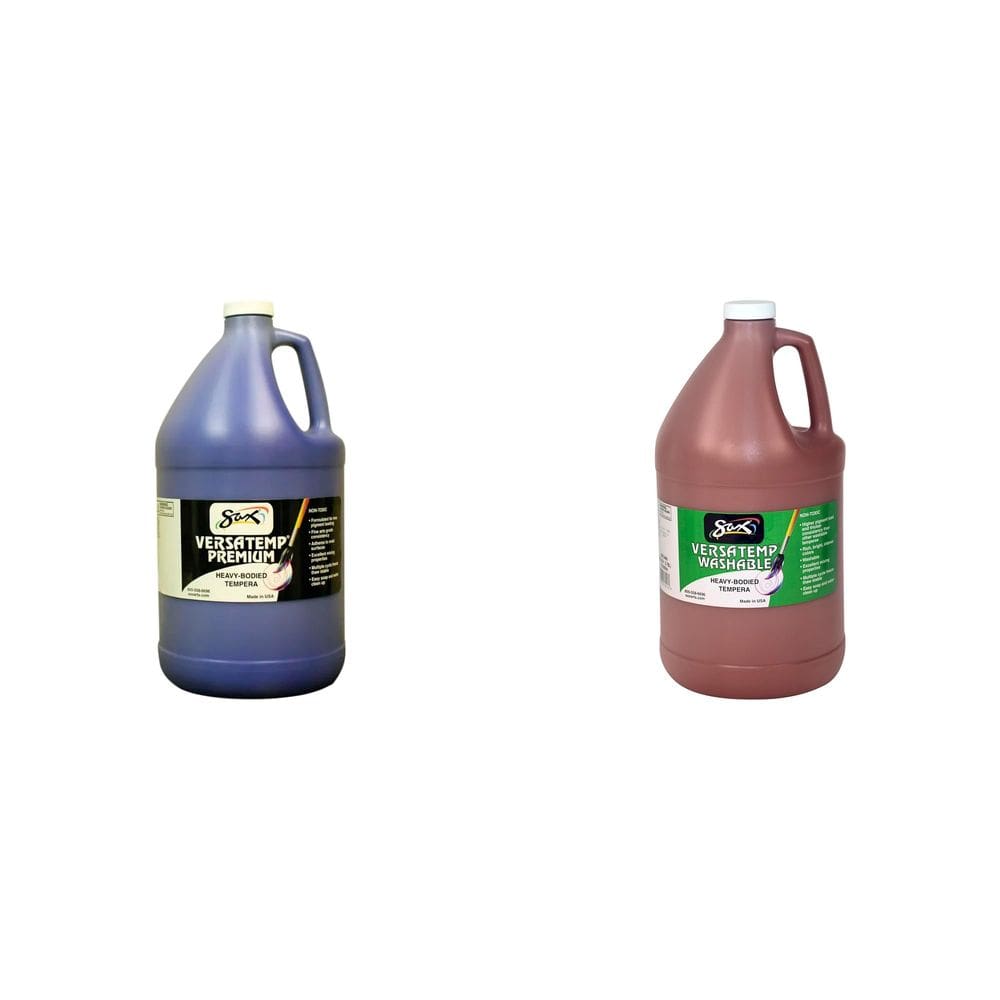 Kit de pintura Casafoyer Versatemp Premium Tempera 3.78L azul e marrom