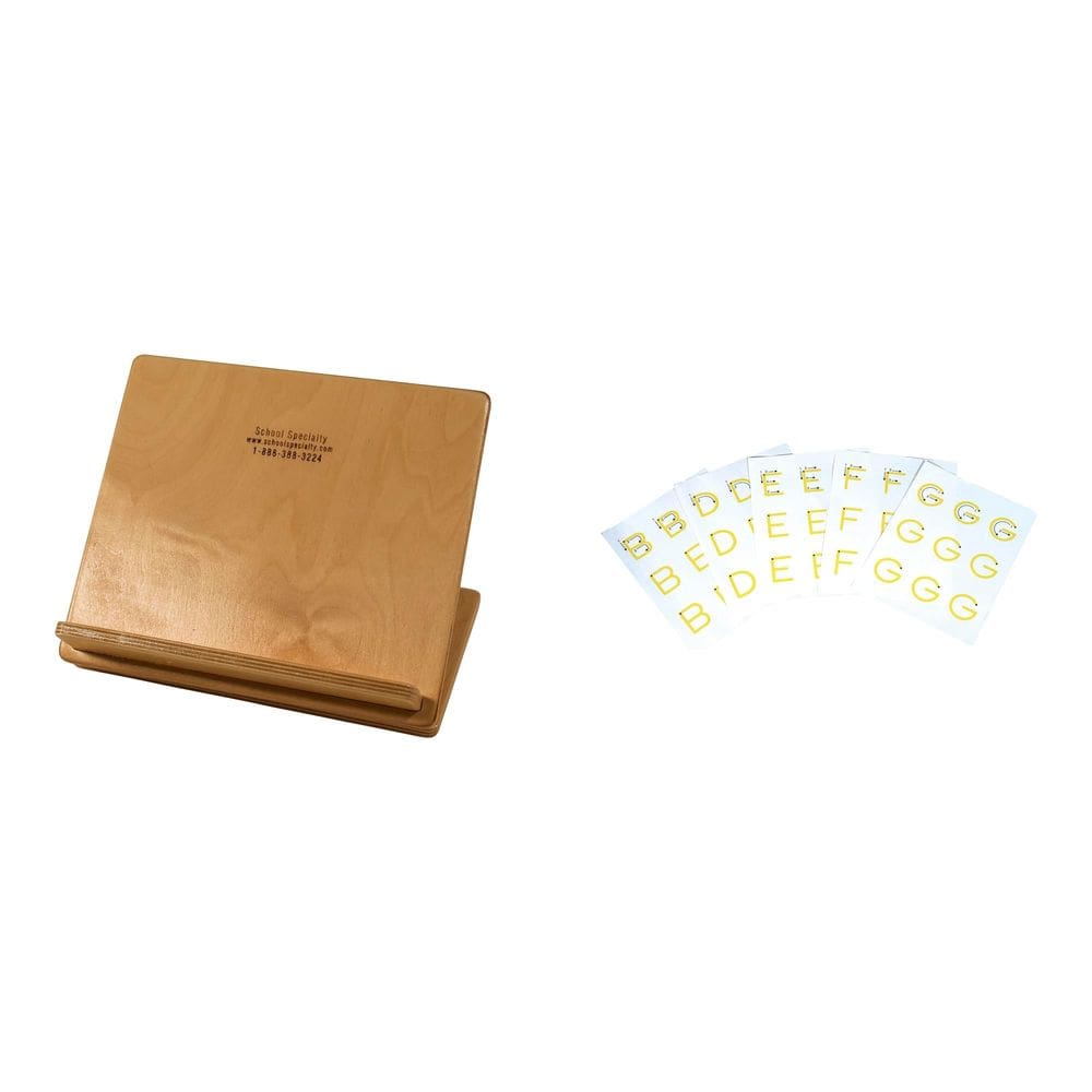 Kit combinado educacional Casafoyer Wooden Slant Board & Paper