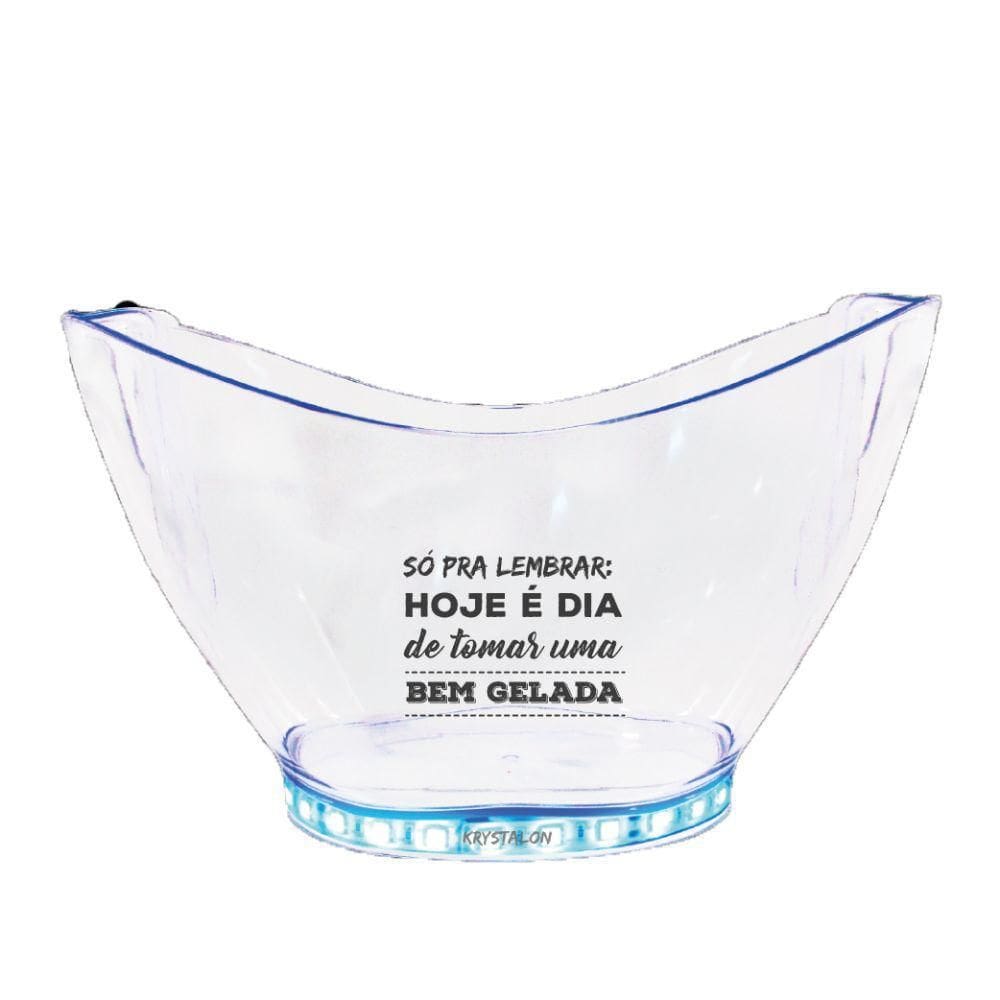 Champanheira Com Led Personalizada Bem Gelada