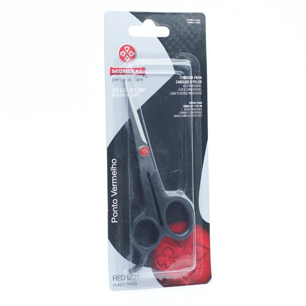 Tesoura Cabelo Mundial Red Dot 663-5.3/8`
