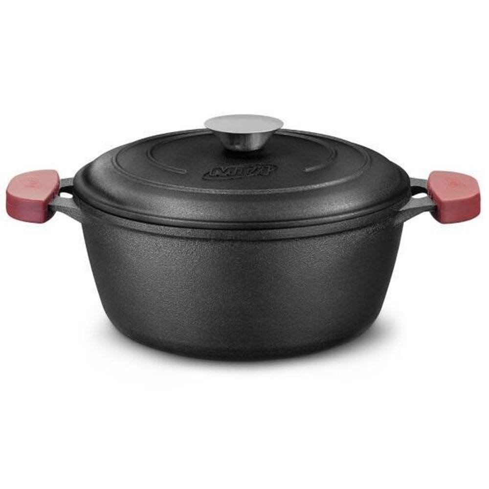 Caçarola De Ferro Fundido Com Tampa De Ferro Nº 18