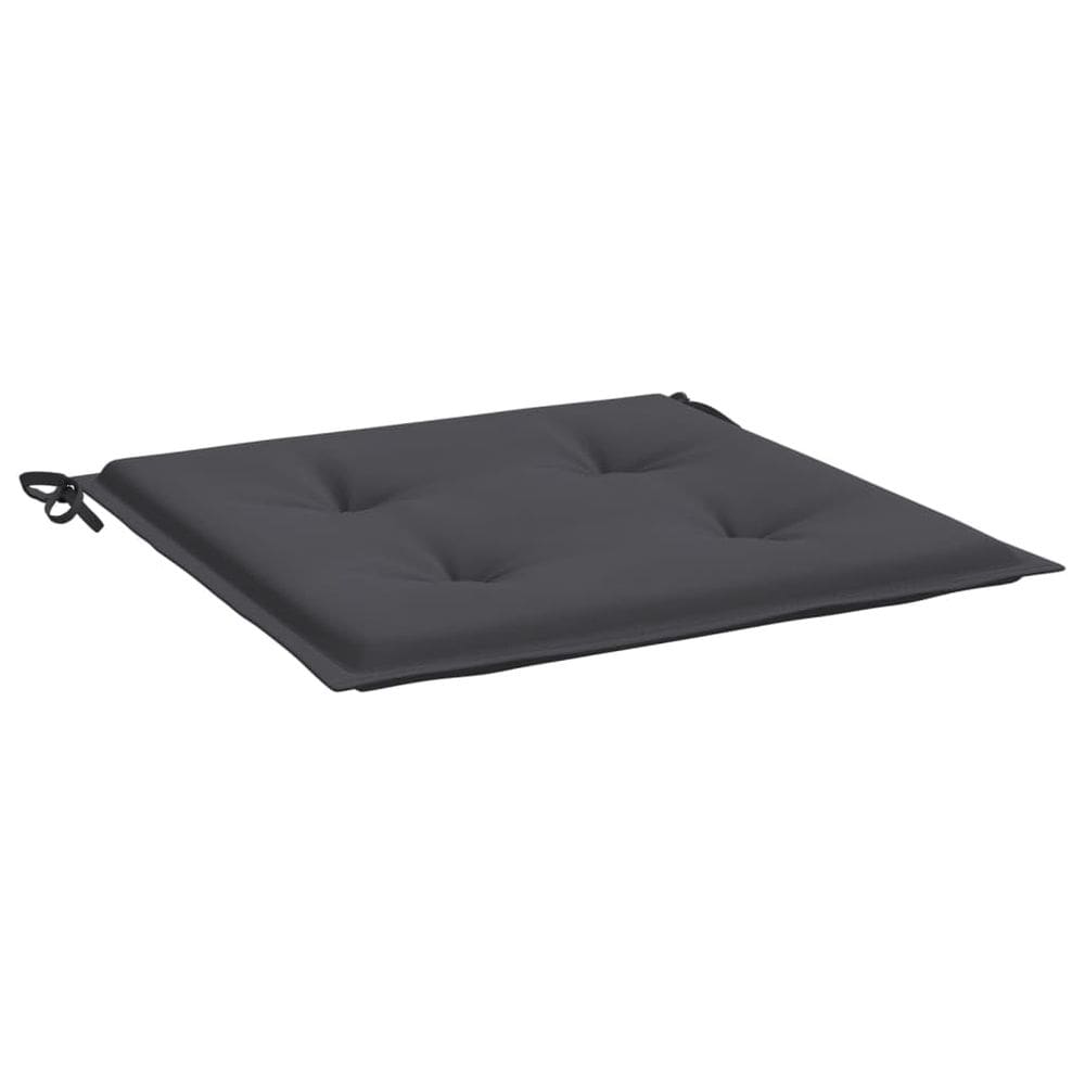 Almofadas para cadeiras de jardim VidaXL Antracite 40x40x3cm 4 peças